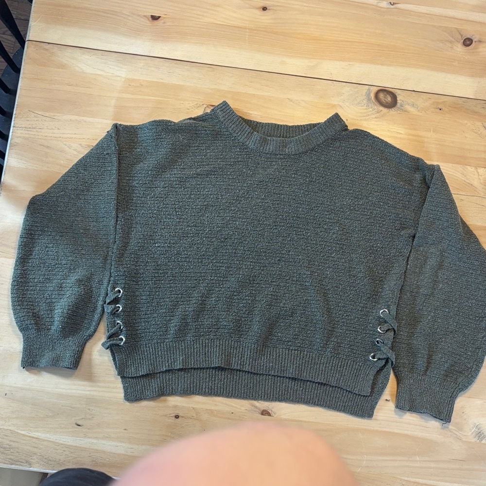 Women's Olive Sweater- Size Large